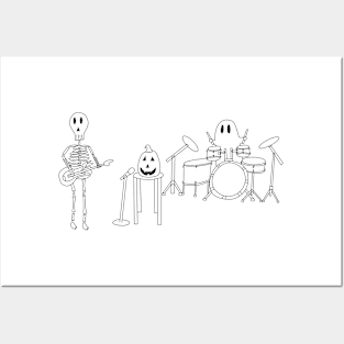 Spooky Band (Digital) Posters and Art